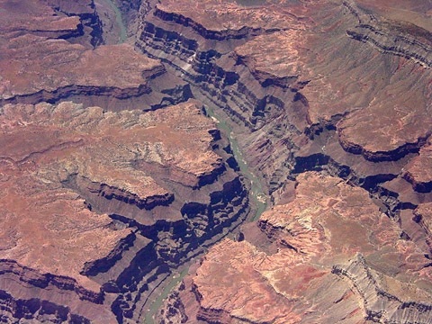 Kolorado ugnies vaizdas iš kosmoso