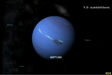 Mancha oscura en las nubes de Urano