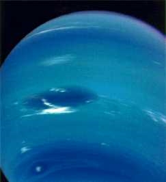 Ciemna plama w chmurach Urana