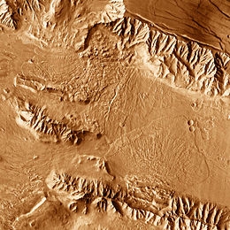 Cañones colapsados ​​en Marte