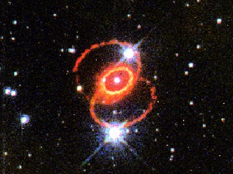 Vue Hubble d'un vestige de Supernova