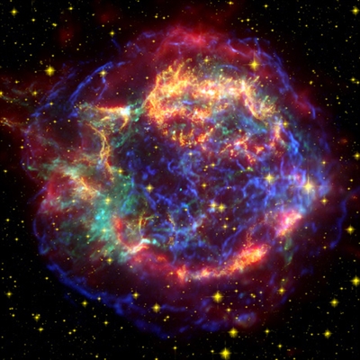 Hubble View of a Supernova Remnant