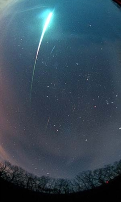 Leonid Meteors em 17 de novembro