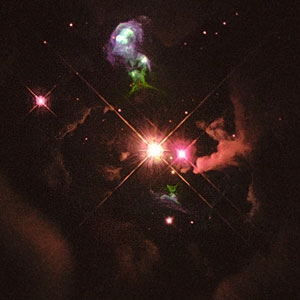 Hubble ziet de pijlstaartrognevel