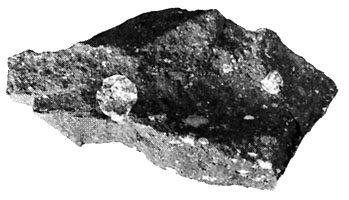 Silikatas rastas meteorite