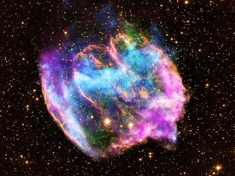 „Supernovos“ liekana, matyta per „Chandra“