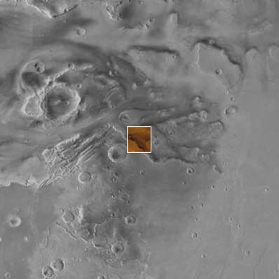 Mars Express Imagem de Kasei Vallis