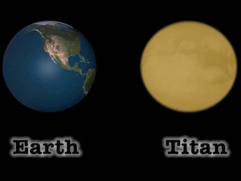 Vistas de Titã da Terra
