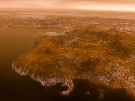 Quan điểm của Titan từ trái đất