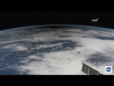 Nuostabus vaizdas! Sausio 4 d. Saulės užtemimas, matomas iš kosmoso