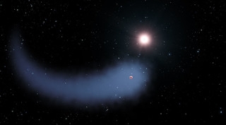 Hubble voit l'atmosphère souffler d'une planète