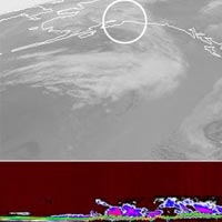Premières images de Cloudsat