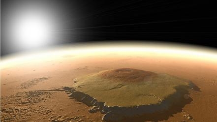 Taustakuva: Olympus Mons