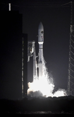 Atlas atver Navy Communications Satellite