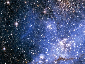 Luz vista desde las primeras estrellas