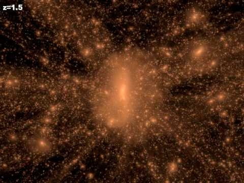 Halo aus dunkler Materie um die Milchstraße