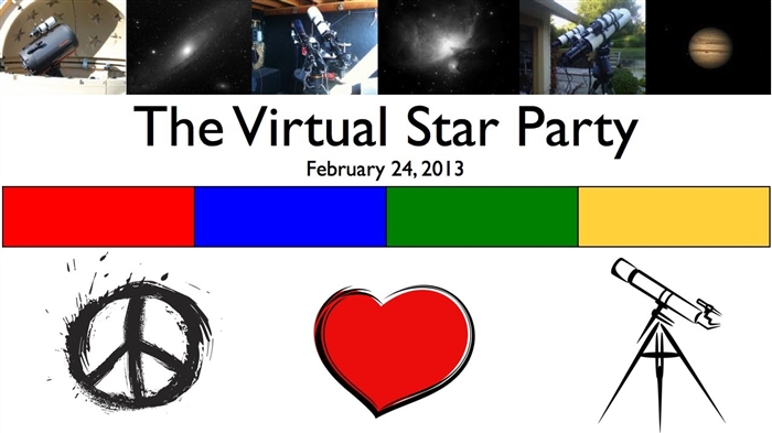 Virtual Star Party - 26. April 2014 - Hangoutathon-Sonderausgabe!