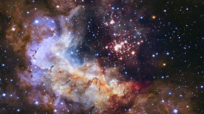 Hintergrundbild: Hubbles neues Bild von V838 Monocerotis