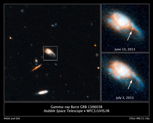 Chandra encuentra un remanente de explosión de rayos gamma