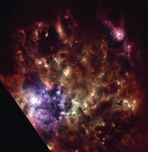 Formacja gwiezdna w wielkim obłoku Magellana