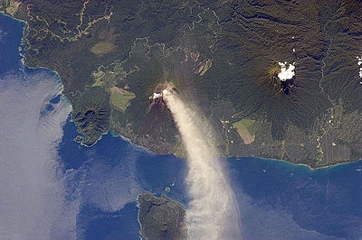 Új-Guinea az űrből