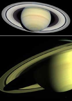 Saturn a Hubble-ból és Cassini-ból