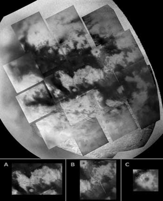 Detalhes da região de Xanadu em Titan