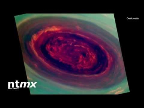 Une énorme tempête sur le pôle Sud de Saturne