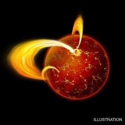 Les astronomes voient une forme Magnetar