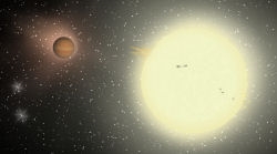 Red de pequeños telescopios encuentra un gran planeta
