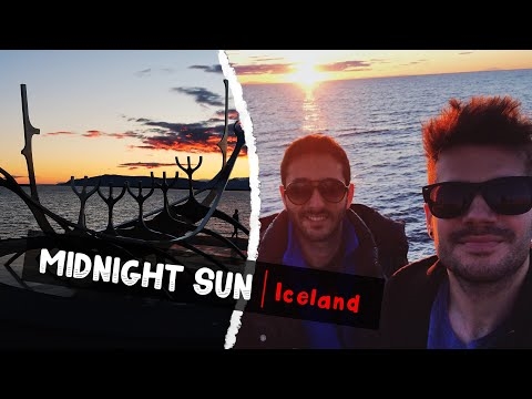 El sol de medianoche de Islandia: ¡un placer de lapso de tiempo!