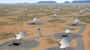 El radiotelescopio gigante puede ir a Australia o África