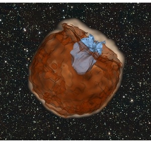 Листове отломки от експлозия на Supernova