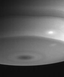 Saturne avec le filtre bleu de Cassini