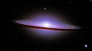 Sombrero galaktika Hubble-mosaiik