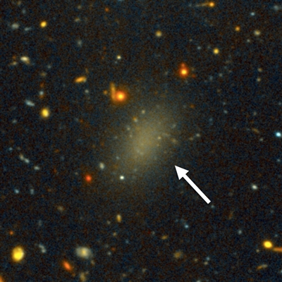 גלקסיית החומר האפל הראשון התגלה