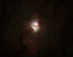Gaswolken in der Whirlpool-Galaxie