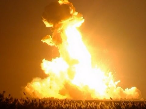 ROMPIENDO: el cohete Antares explota en el despegue