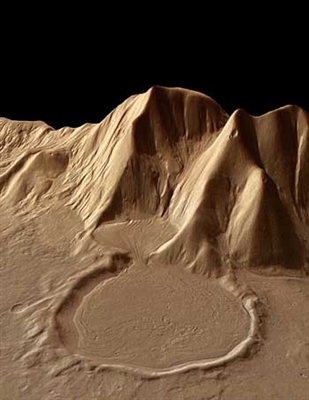 Les volcans de Mars étaient actifs récemment