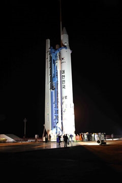 Sydkoreanska raket exploderar 137 sekunder till flygning