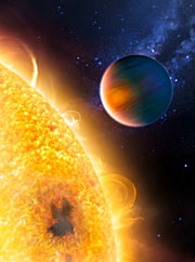 Molecole organiche viste in un pianeta extrasolare