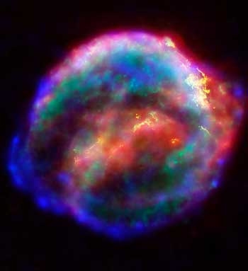 Lielās observatorijas pārbauda Keplera supernovu