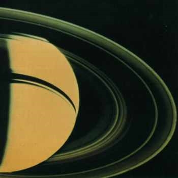 土星のリングの影で