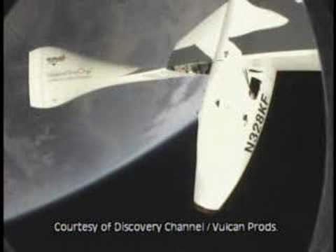 SpaceShipTwoの最初の羽毛飛行を見る