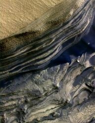 화성에 공개 된 상세한 얼음층