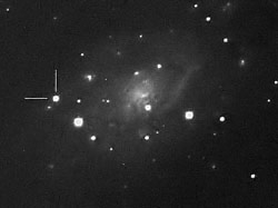 Supernova en la galaxia cercana NGC 2403