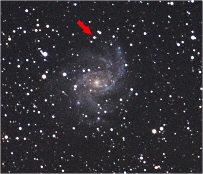 Supernova no Galaxy NGC 2403