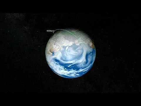 ICEsats Blick auf die Erde