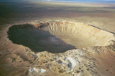 Новая теория о метеорном кратере