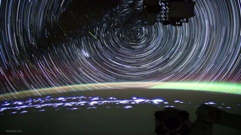 Uzay İstasyonundan İnanılmaz Timelapse Videosu